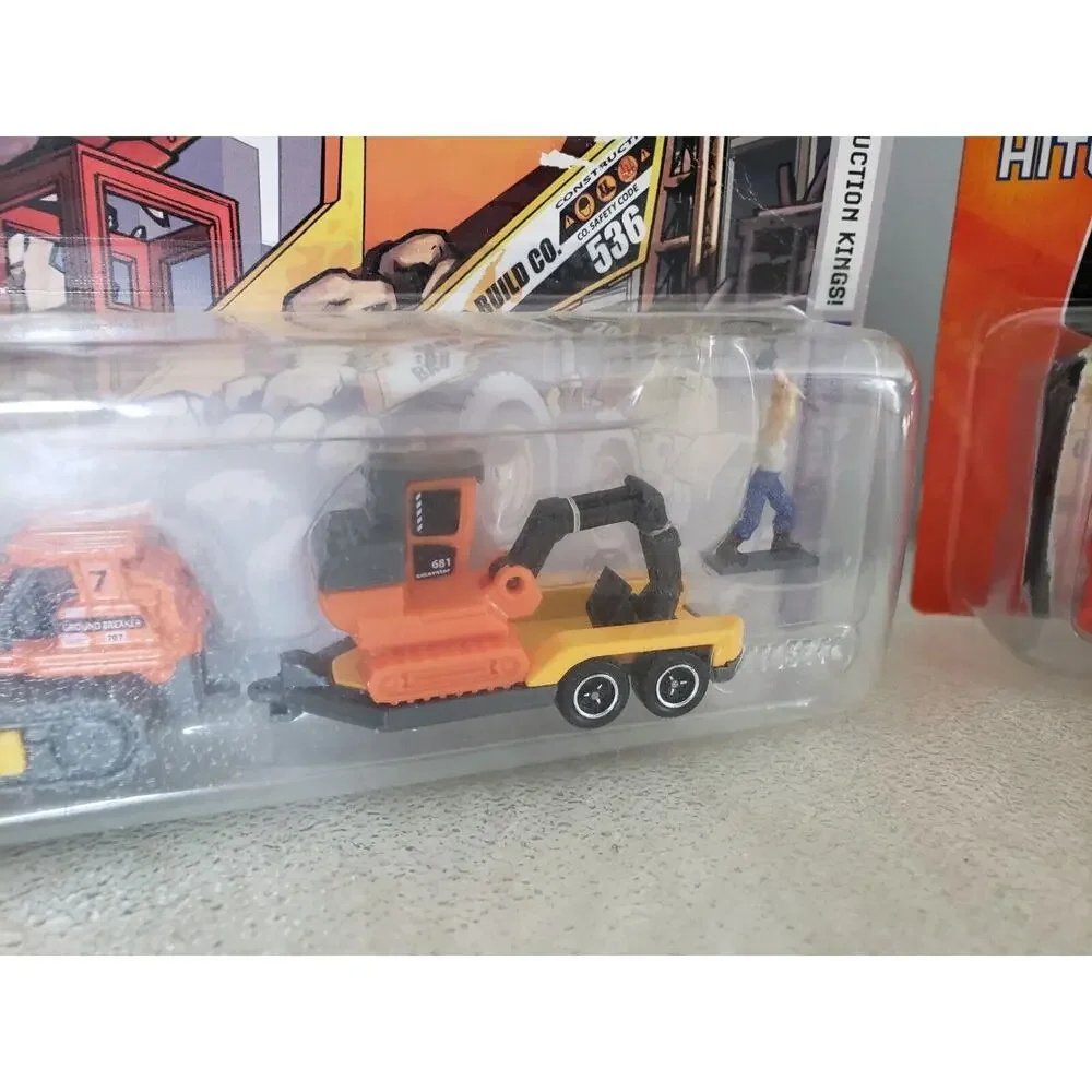 Lot 2‎ 2007 Matchbox Hitch ‘N Haul Flame Tamers Fire Engine Construction Kings
